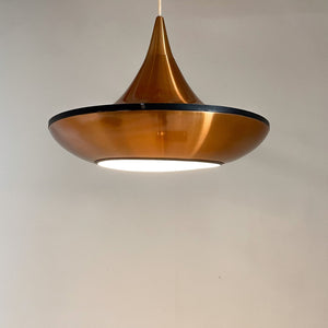 Vintage pendellampe i kobber