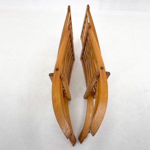 Ott Rothmayer - 2 x Vintage folding chairs in beech