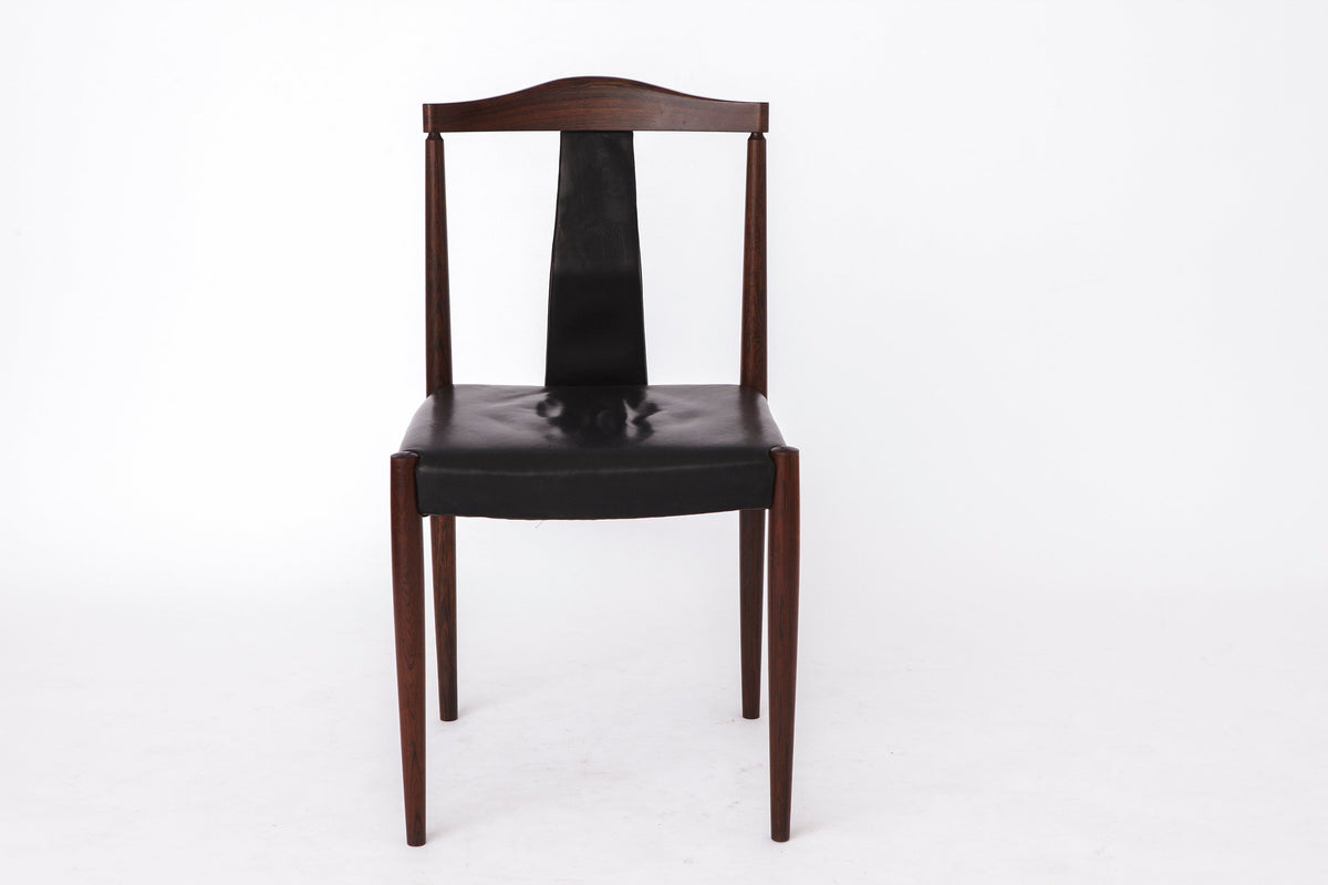 Vintage skrivebordsstol i palisander og læder af Ottensarndt, Tyskland, 1960’erne