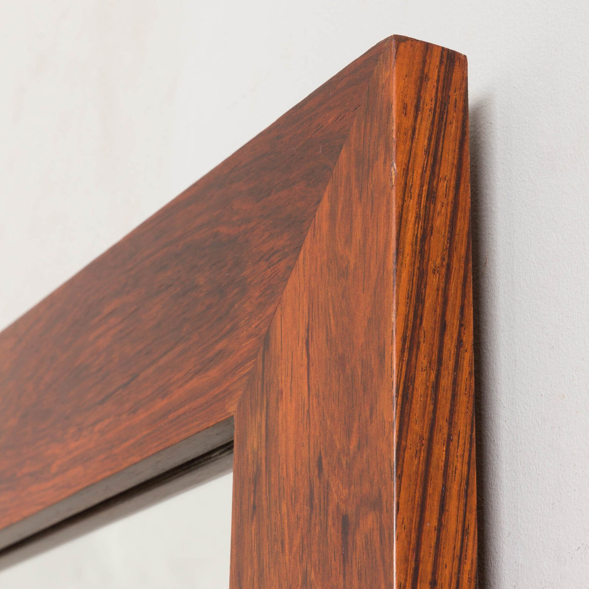 Dansk vintage spejl og skænk i Rosentræ fra 1960&#39;erne