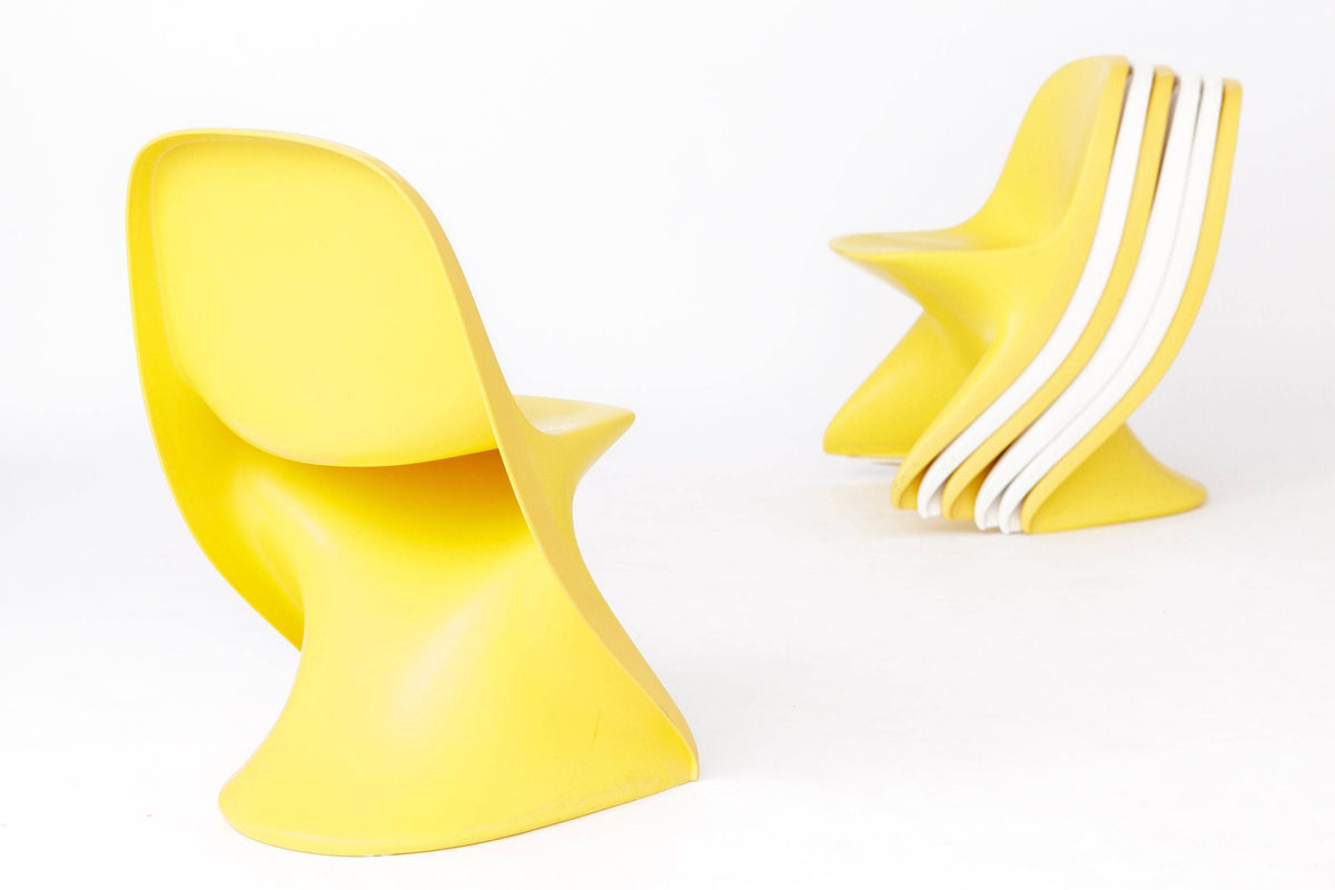 Sæt af 7 Cassalino børnestole af Alexander Begge for Casala, 1970’erne