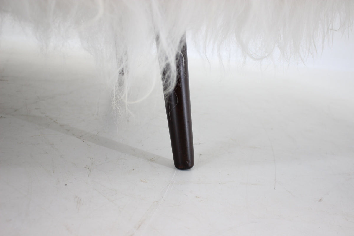 Eksklusiv daybed i fåreskind fra 1960’erne