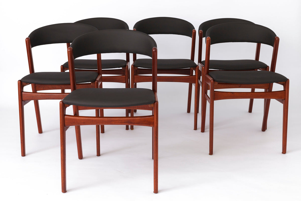 DUX – Spisebordsstole i teak, Ribbon Back, svensk design