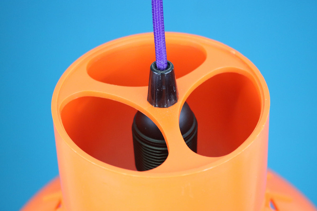 Sven Middelboe - Orange space age-pendel fra 1970&#39;erne