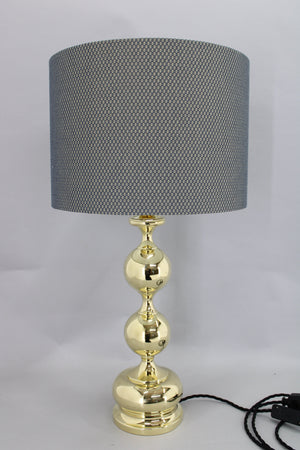 Vintage messing bordlampe, Danmark, 1950'erne