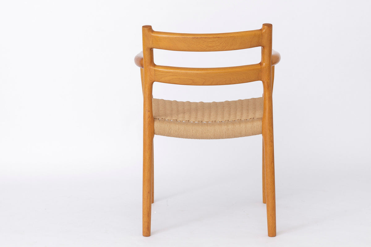 Niels Møller - 1 af 2 Lænestole, Model 67, Eg, 1970&#39;erne Vintage