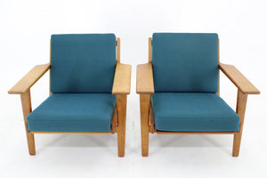 Hans J. Wegner – Par af GE 290 Armlæn Stole i Eg for Getama, Danmark 1960'erne