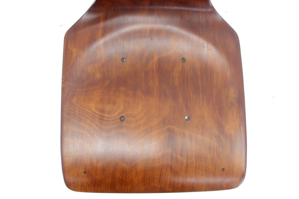 Elmar Flototto – Sidestol i krom og bøg