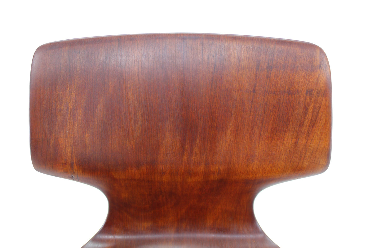 Elmar Flototto – Sidestol i krom og bøg