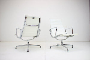 Charles & Ray Eames – Hvid vintage stol for Vitra, EA 107, 1950'erne