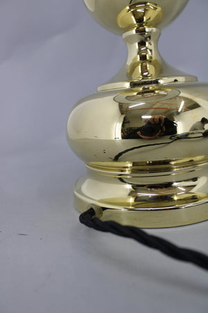 Vintage messing bordlampe, Danmark, 1950'erne