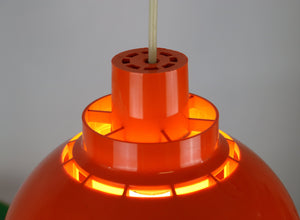 K. Kewo – Minisol pendel i orange plast for Nordisk Solar Compagni