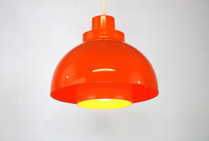 K. Kewo – Minisol pendel i orange plast for Nordisk Solar Compagni