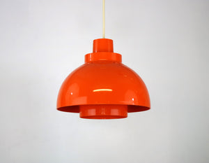 K. Kewo – Minisol pendel i orange plast for Nordisk Solar Compagni