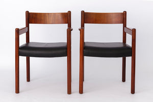 2 af 12 vintage stole fra 1960'erne, dansk teak