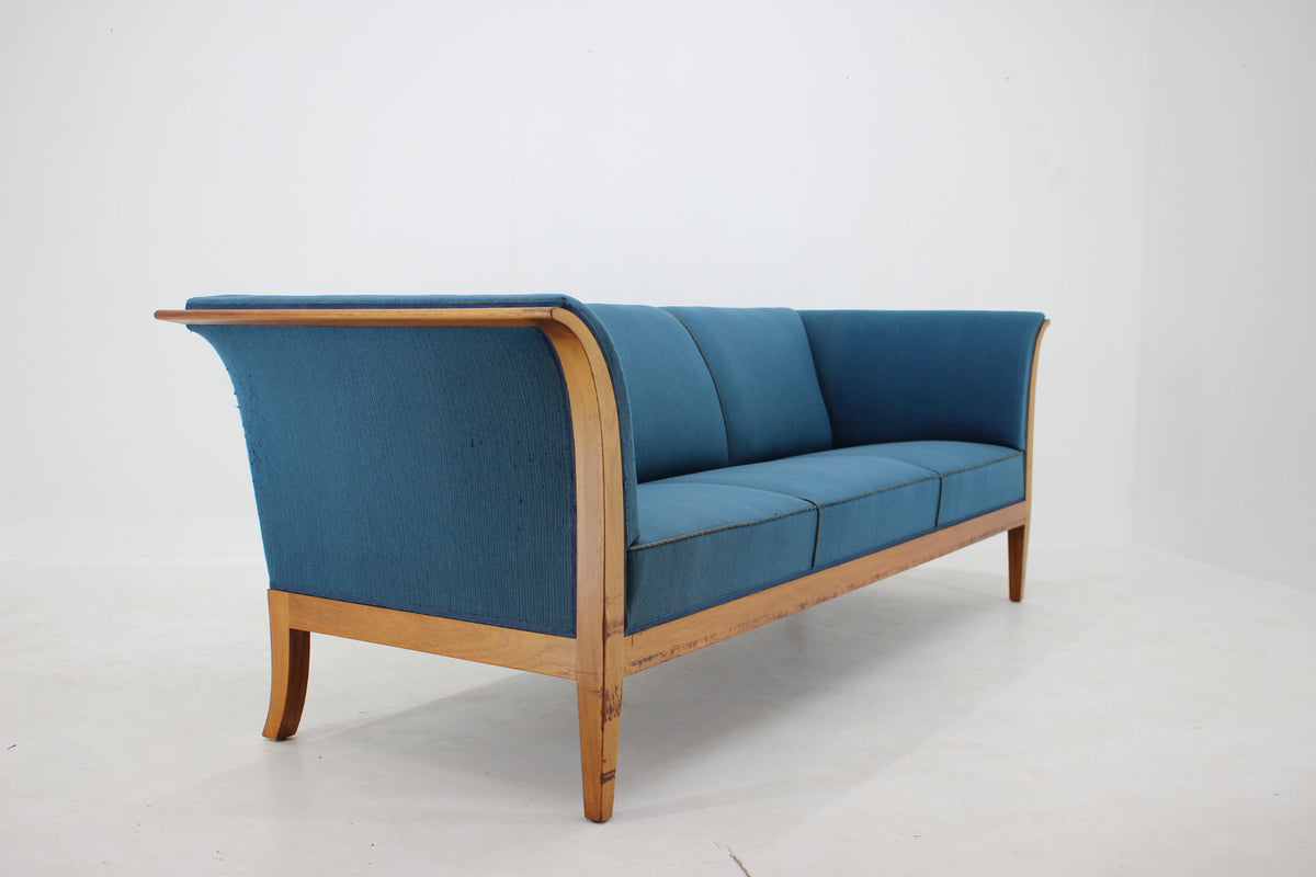 Frits Henningsen - Mahogni 3-Personers Vintage Sofa, fra 1940&#39;erne