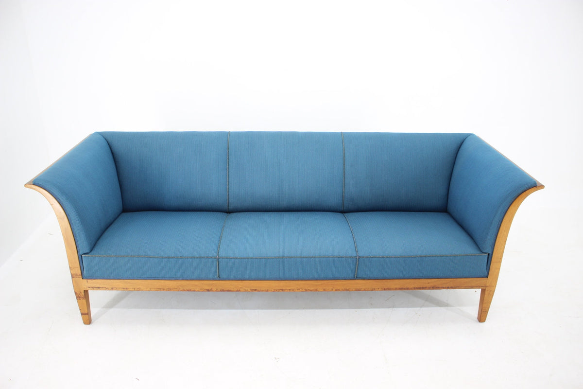 Frits Henningsen - Mahogni 3-Personers Vintage Sofa, fra 1940&#39;erne