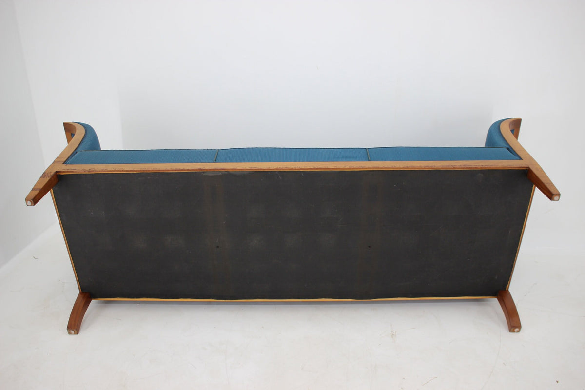 Frits Henningsen - Mahogni 3-Personers Vintage Sofa, fra 1940&#39;erne