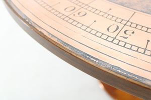 Dansk kobber kaffebord fra 1960'erne