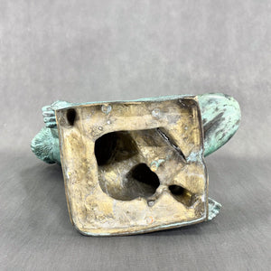 Stor bronze skulptur af nøgen kvinde fra 1930'erne