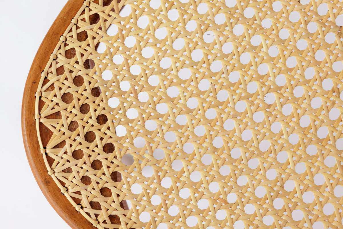 Ligna – Bøjettræsstole i bøg med flet, tjekkoslovakisk design – Sæt af 2