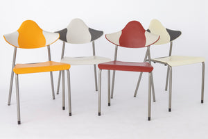 Drabert by Samas Parlando – 4 x vintage chairs from the 1980s, Germany
