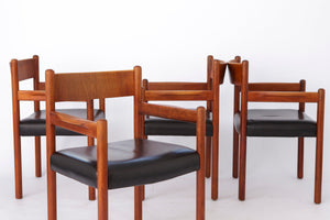 Vintage chairs from the 1960s in teak, 4 pcs.