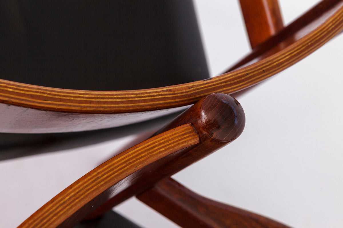 Vintage stole fra 1960&#39;erne i teak, 4 Stk