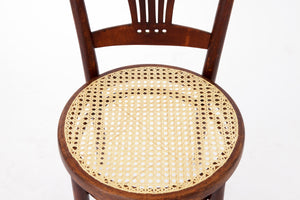 Vintage skrivebordsstol i bøjet træ fra Mundus, Østrig, 1930’erne–1950’erne