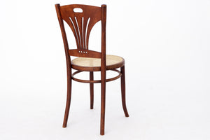 Vintage skrivebordsstol i bøjet træ fra Mundus, Østrig, 1930’erne–1950’erne