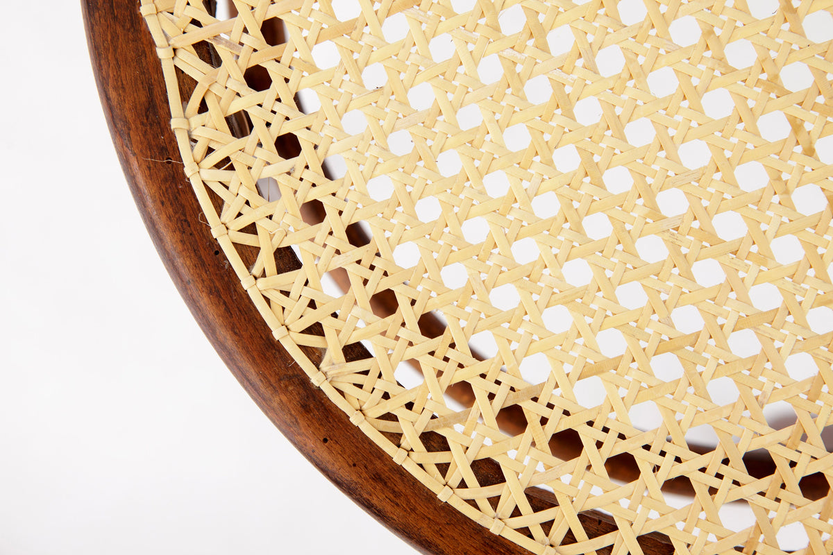 Vintage skrivebordsstol i bøjet træ fra Mundus, Østrig, 1930’erne–1950’erne