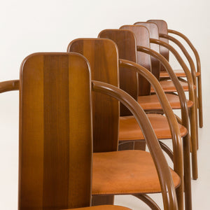Mario Marenco & Antonella Scarpitta – 6 x Italian chairs for Mobil Girgi, 1980s