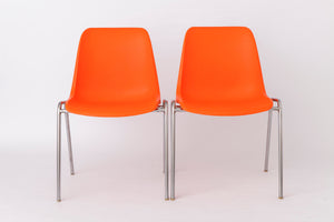 12 stabelstole i plast, Tyskland, 1970’erne