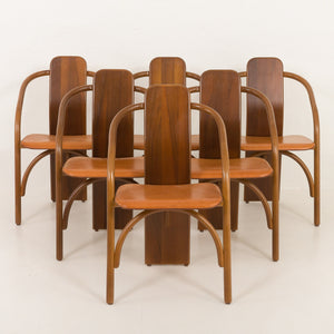 Mario Marenco & Antonella Scarpitta – 6 x Italian chairs for Mobil Girgi, 1980s