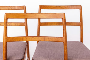 Sæt af 3 spisebordsstole model 430 af Arne Vodder for Sibast Møbler, Danmark, 1960’erne