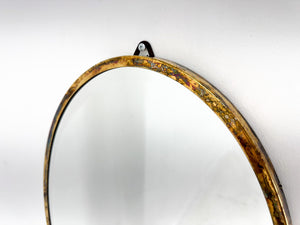Fransk vintage messing spejl