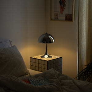 Chrome lamp – Designed by GLOW UP STUDIO