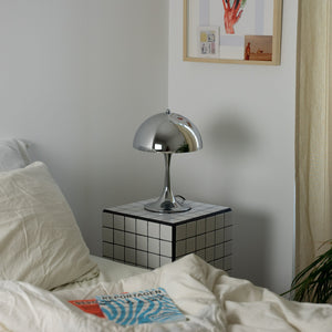 Chrome lamp – Designed by GLOW UP STUDIO