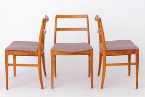 Sæt af 3 spisebordsstole model 430 af Arne Vodder for Sibast Møbler, Danmark, 1960’erne