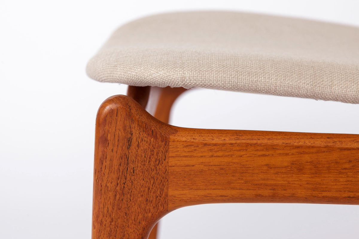 Erik Buch – Spisebordsstol i teak, dansk design – Pris pr. stk.