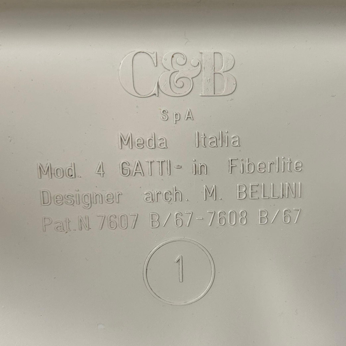 Mario Bellini – 4 x sideborde for C&amp;B Italia, 1960&#39;erne