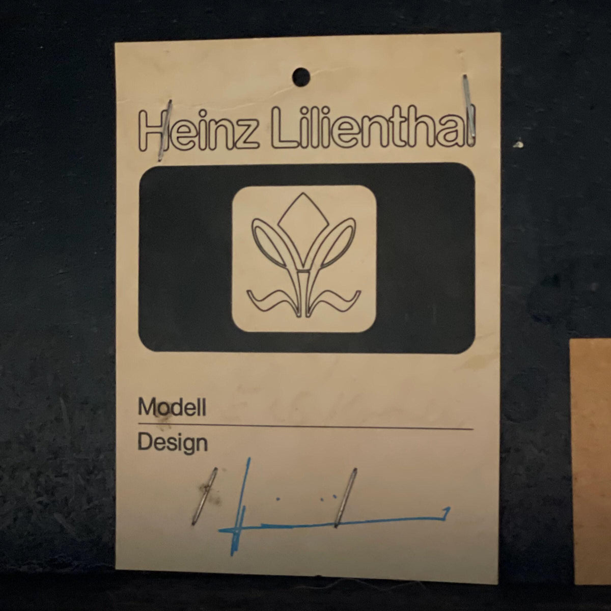 Heinz Lilienthal – Sofabord med ætset metalplade, 1970’erne