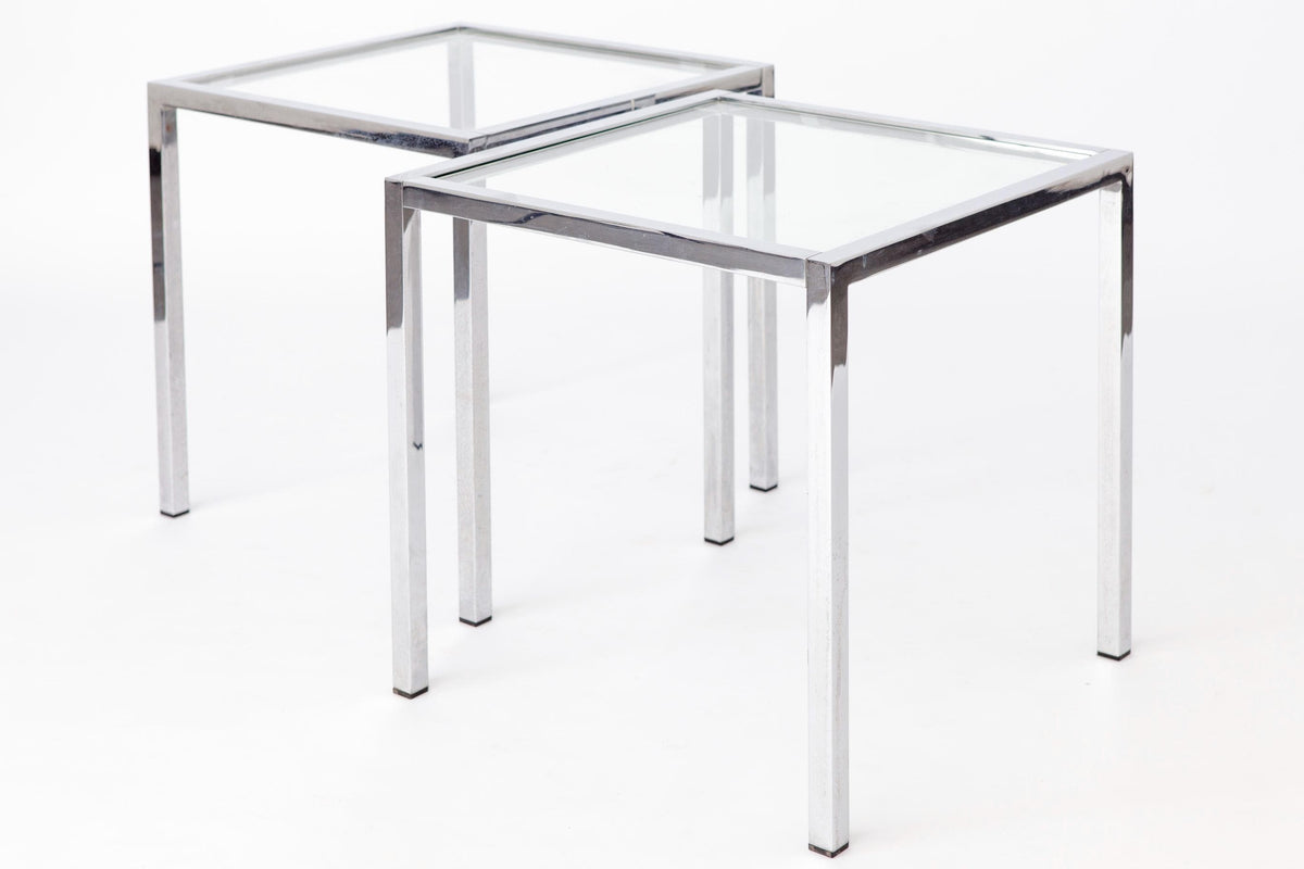 2 x vintage sofaborde, 1970&#39;erne