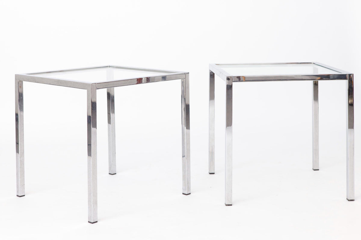 2 x vintage sofaborde, 1970&#39;erne