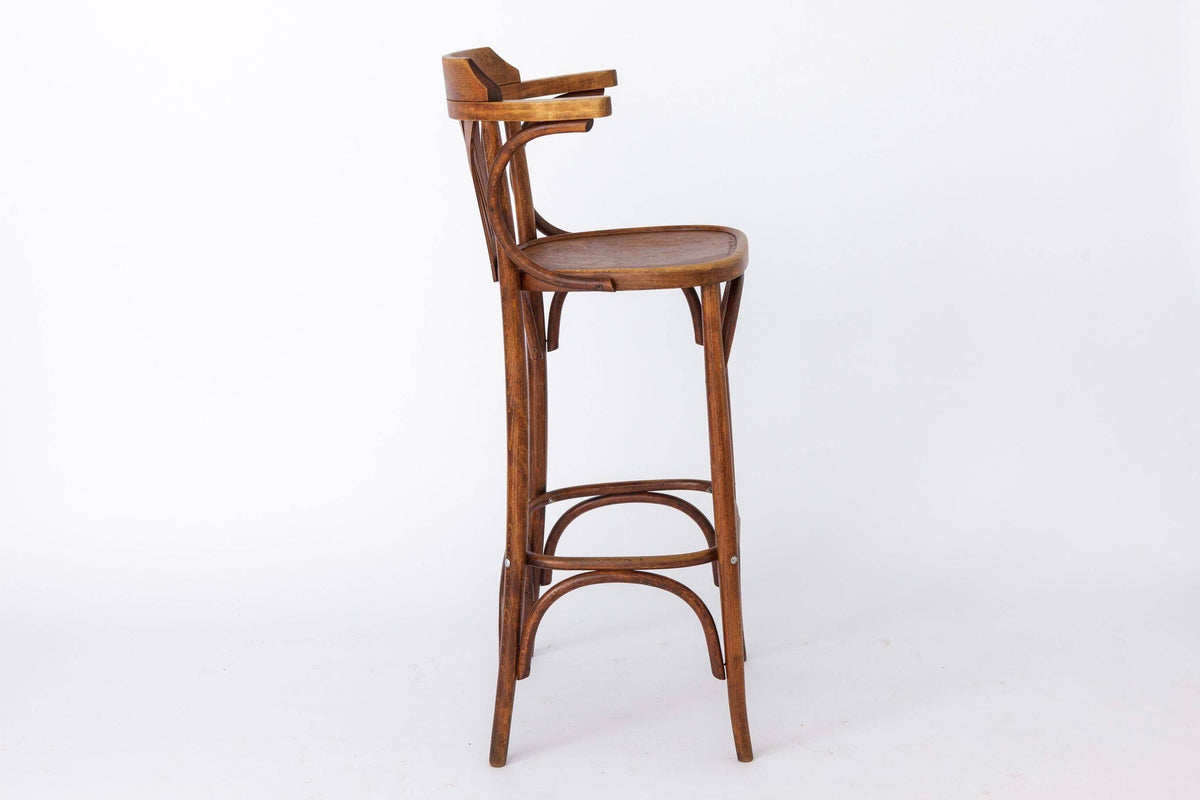 Barstol i bøjet bøg, vintage – Irsk pubstil