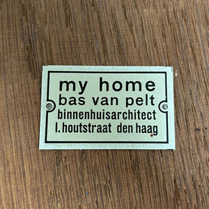 Bas van Pelt - Art Deco bord, 1930'erne