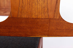 Spisebordsstole i teak, dansk design – Sæt af 2