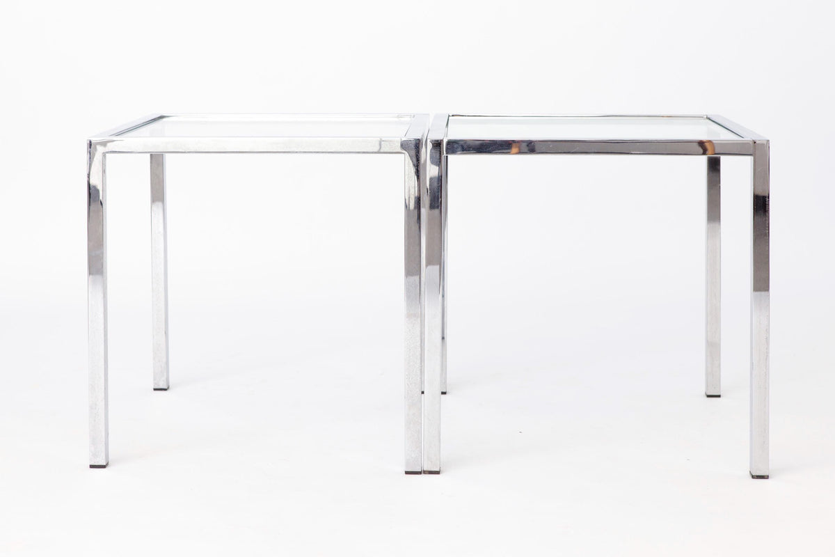 2 x vintage sofaborde, 1970&#39;erne