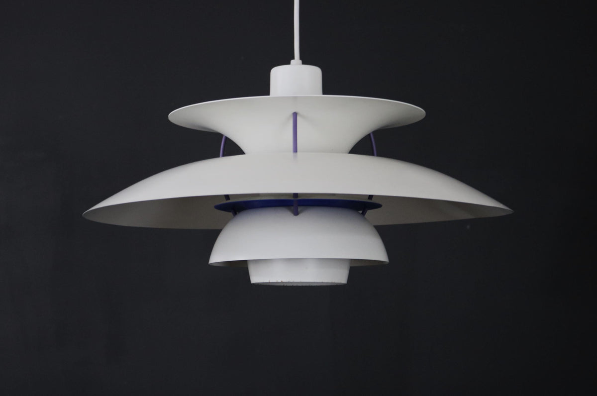 Poul Henningsen – PH5 pendel, produceret af Louis Poulsen, 1970'erne