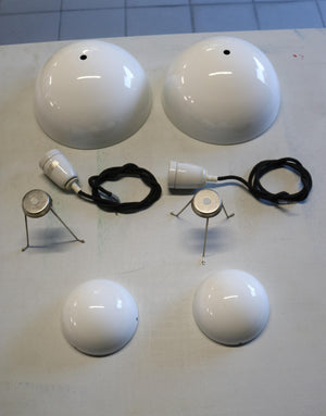 Verner Panton – Sæt af VP1 Flowerpot-lamper for Louis Poulsen